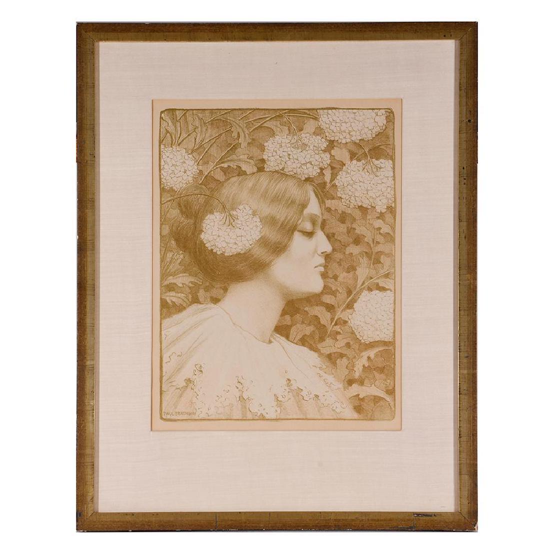 PAUL EMILE BERTHON (1872-1909) COLOR LITHOGRAPH (1 of 4)