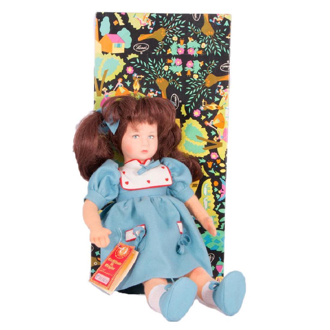 LENCI DOLL: Boxed Lenci Doll, all felt doll in original box. Condition (Excellent).