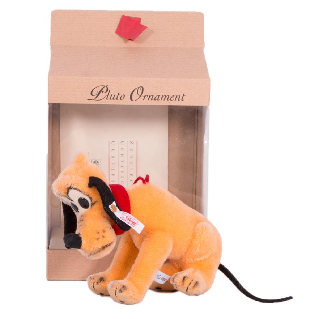 STEIFF: SteiffPluto ornament. Approximate size 6"