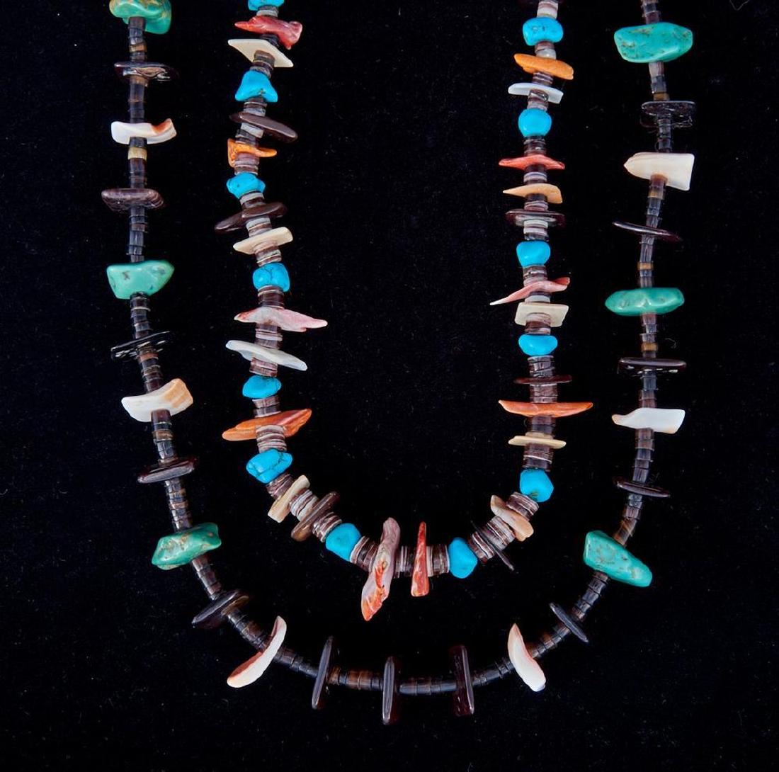 NAVAJO TURQUOISE HEISHI NECKLACE (1 of 1)