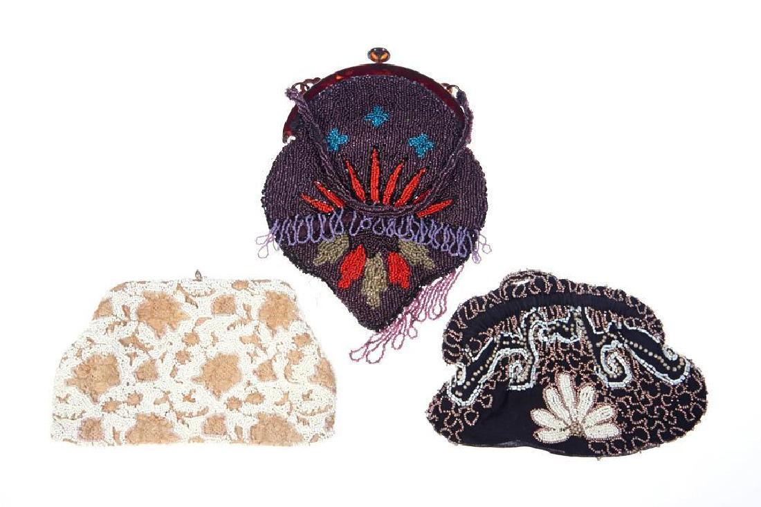 Three vintage beaded purses, Belgium (1 of 1)