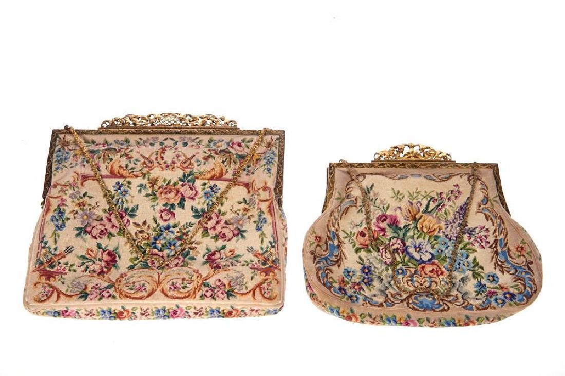 Two Maison Sieber, Swiss petit point purses (1 of 1)