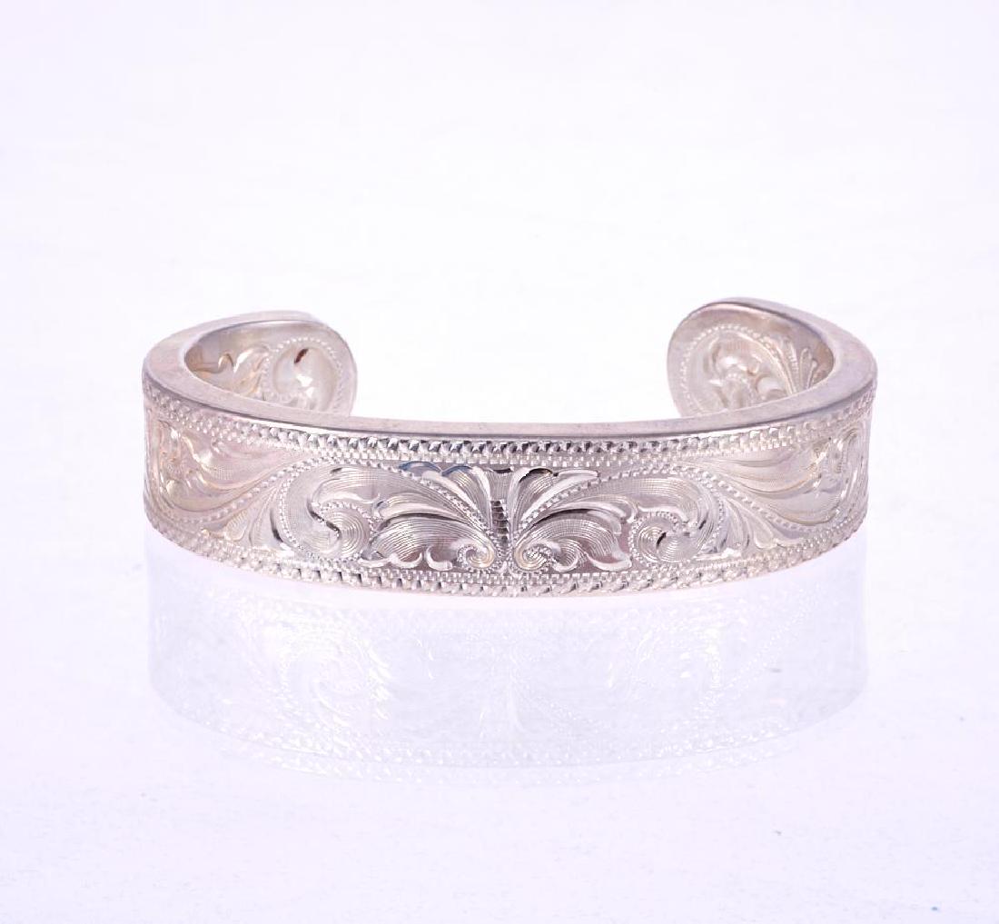 Silver King western style sterling silver & 14k gold cu (1 of 1)