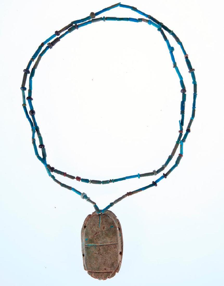 Possible ancient Egyptian faience beetle (1 of 1)