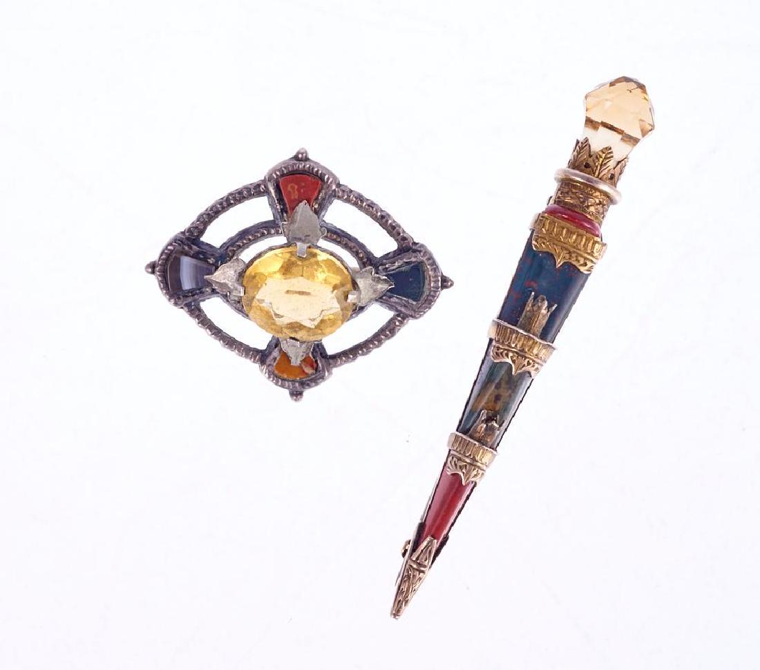 Two antique Scottish brooches (1 of 1)