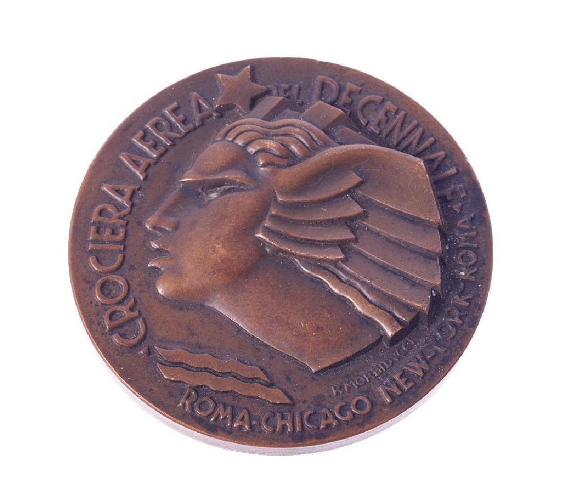 1933 Italian Commemorative Bronze Medal (1 of 2)