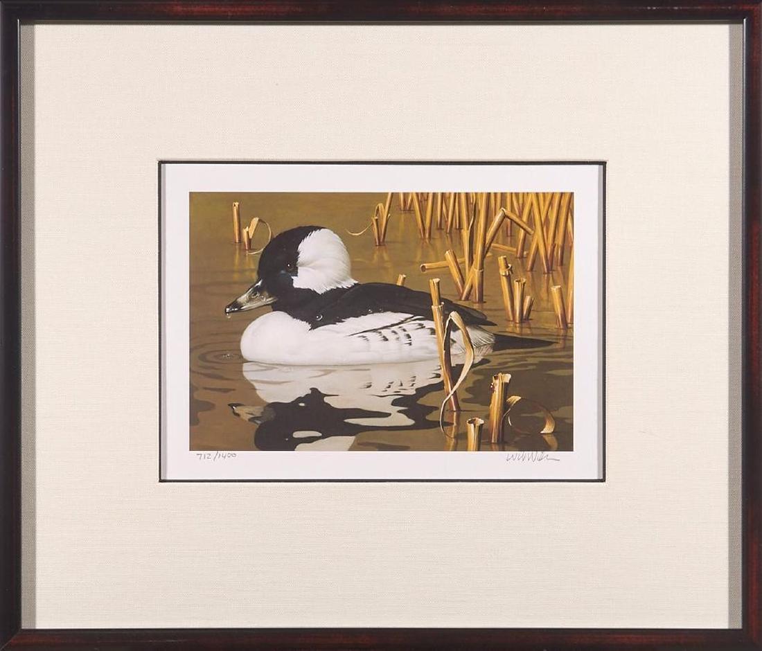 Will Wilson (born 1957): Artist: Will Wilson. Signature: signed bottom right. Size: Artwork: 7 3/4 X 10 3/4 inches. Frame: 16 x 18 3/4 inches. Medium: Lithograph, 712/1400 John Pence was founder and owner of the largest art g