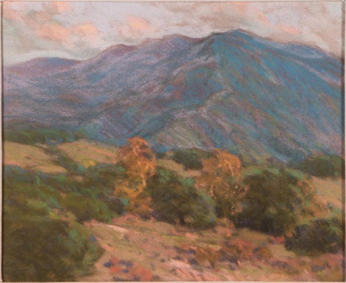 Raymond Nott (1888 - 1948): Artist: Raymond Nott (1888 - 1948). Size: Artwork: 9 1/2 x 11 1/2 inches. Frame: 21 1/2 x 23 3/4 inches. Medium: Pastel. John Pence was founder and owner of the largest art gallery in San Francisco, w