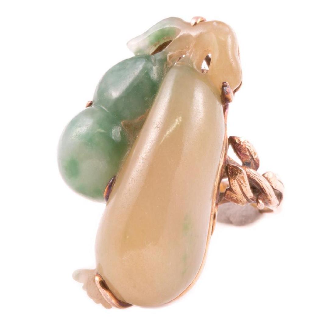 Jade and 14k gold ring (1 of 1)