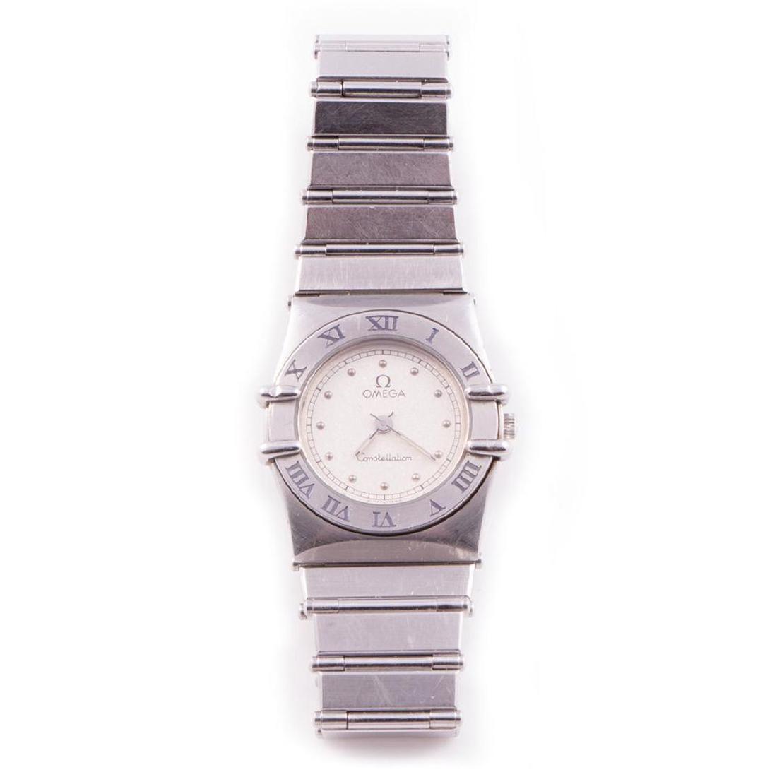 Omega Constellation ladies stainless steel wristwatch (1 of 4)
