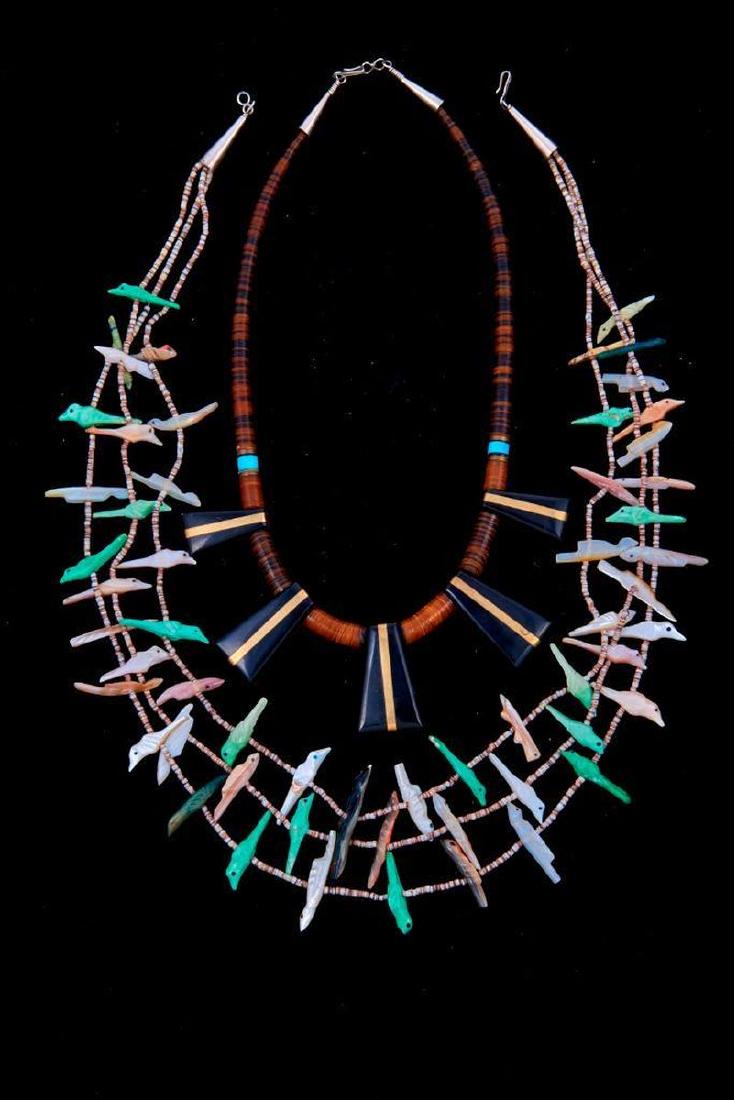 ZUNI AND NAVAJO NECKLACES (1 of 3)