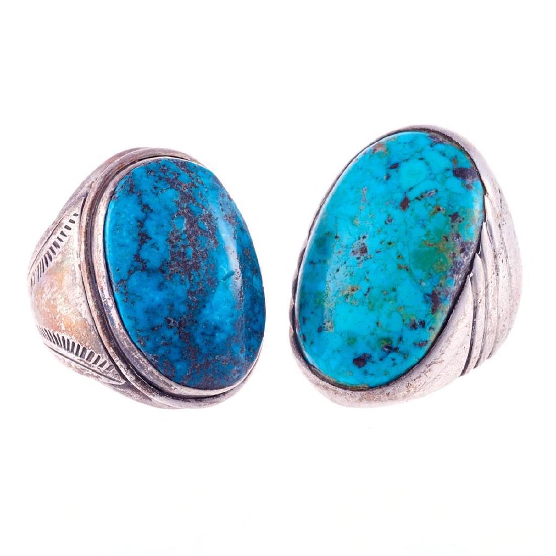 NAVAJO TURQUOISE RINGS (1 of 3)