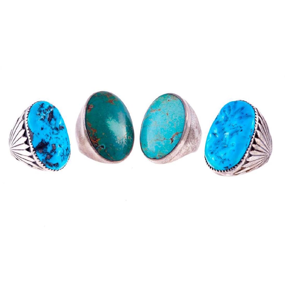 NAVAJO TURQUOISE RINGS (1 of 3)