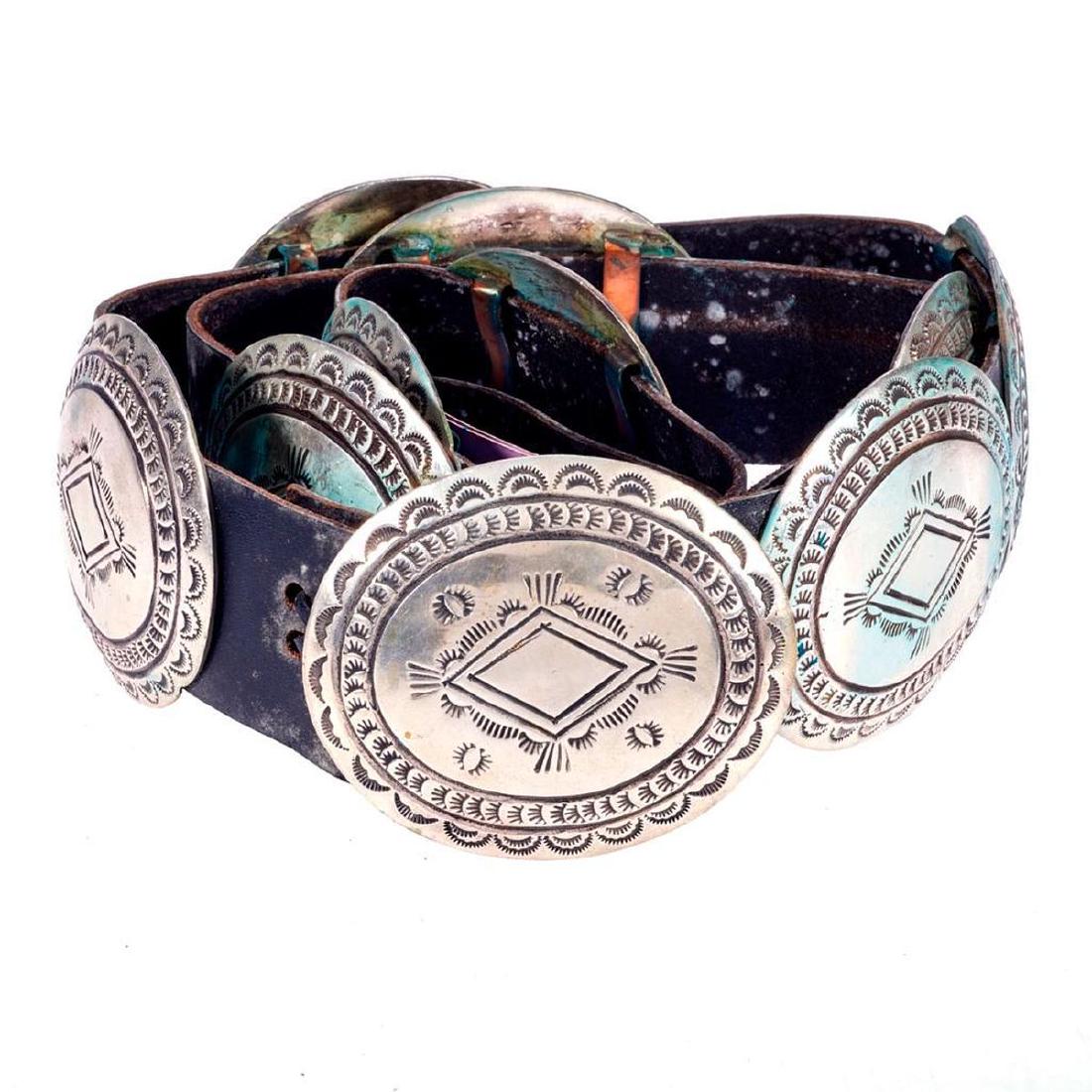 OLD PAWN CONCHO BELT (1 of 2)