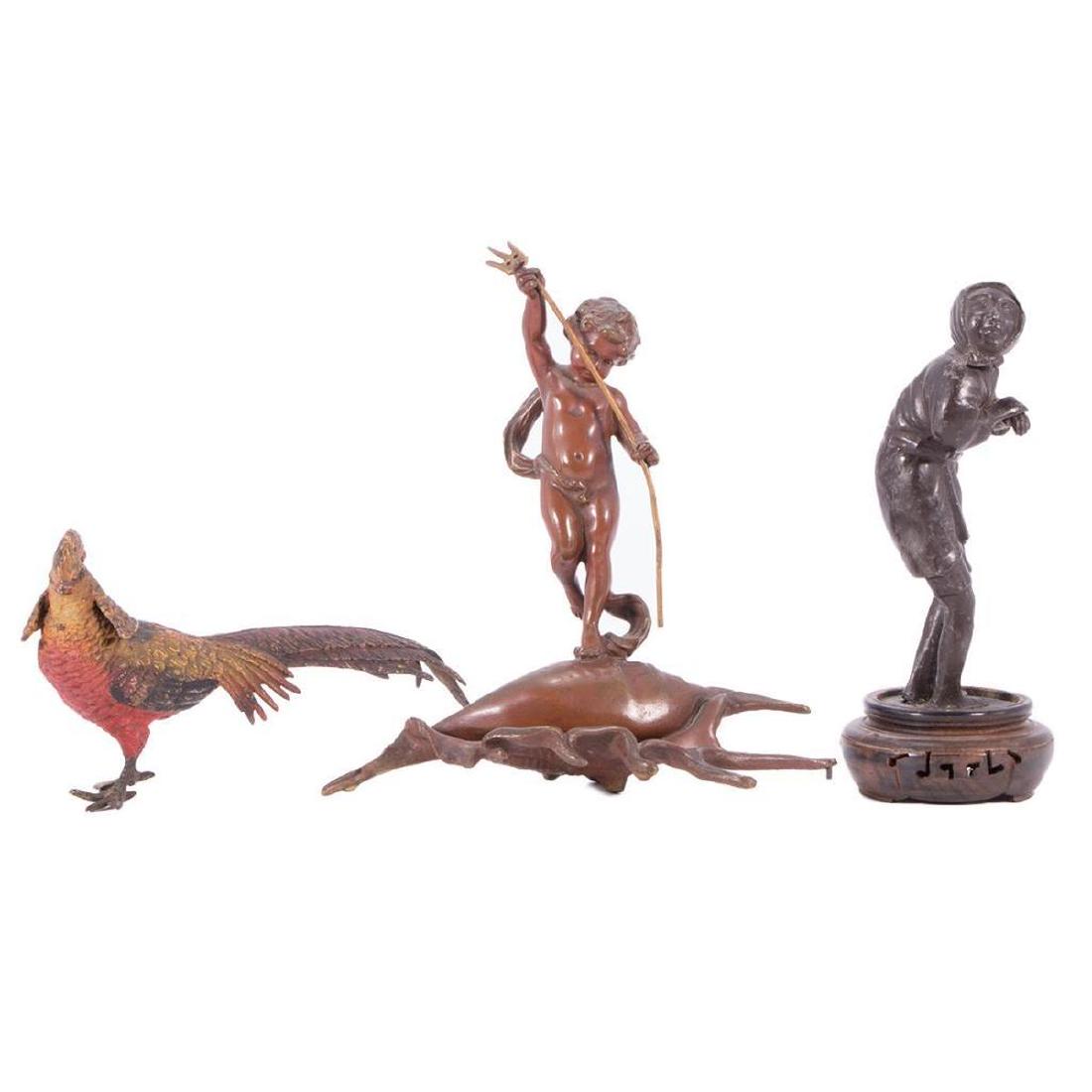 Group of 3 Mixed Metal Figures. (1 of 7)