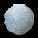 Lalique Gold Fish Vase. Signed R Lalique