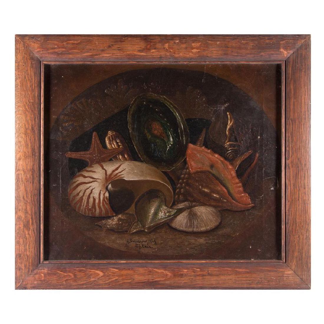 Still life with sea shells. (1 of 4)