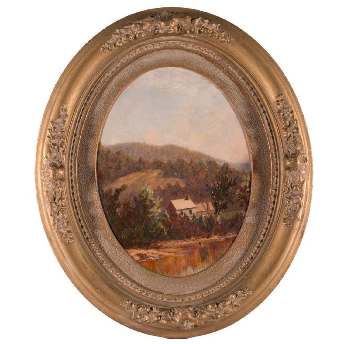 Landscape with cabin. (1 of 3)