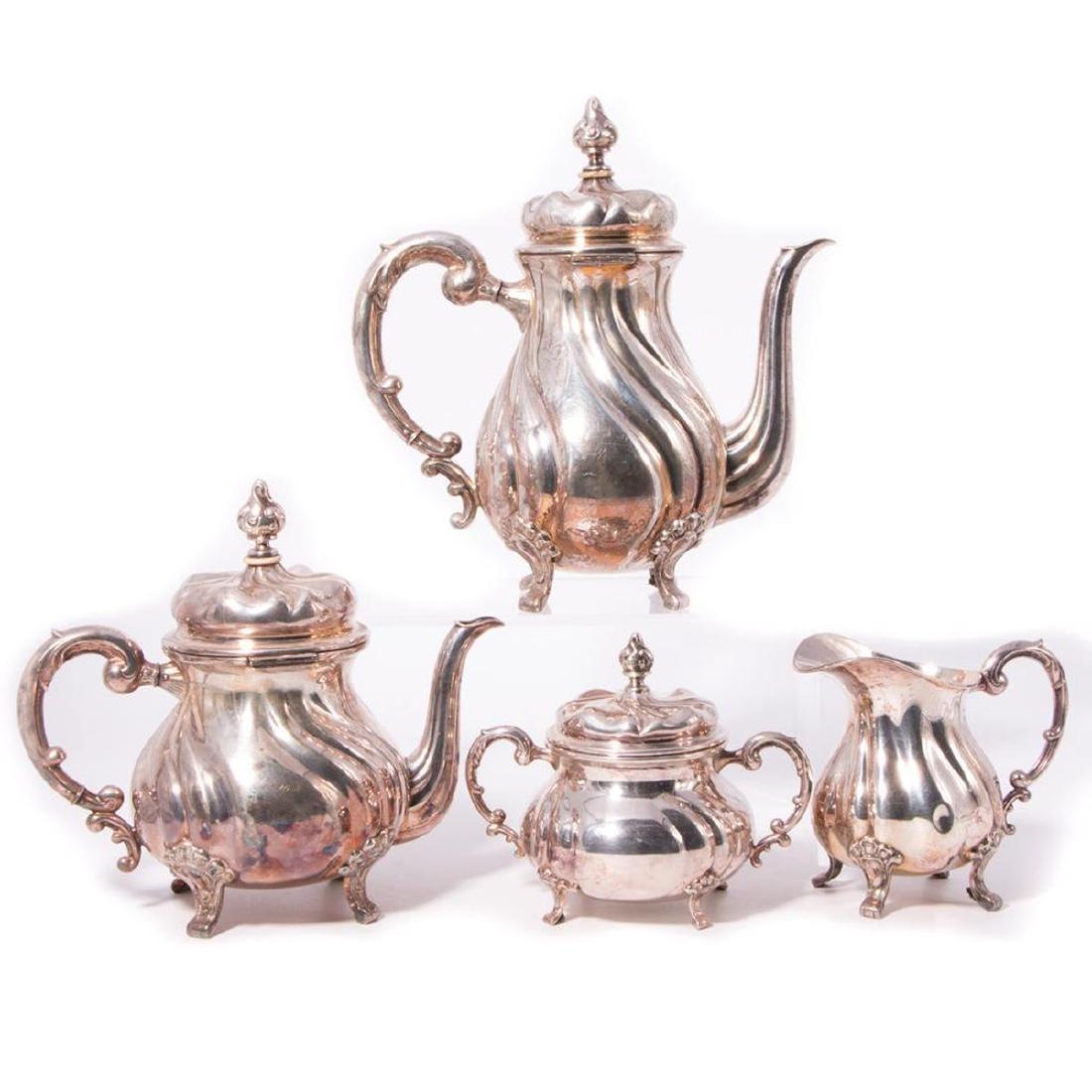 Sterling Four Piece Coffee and Tea Service. (1 of 7)