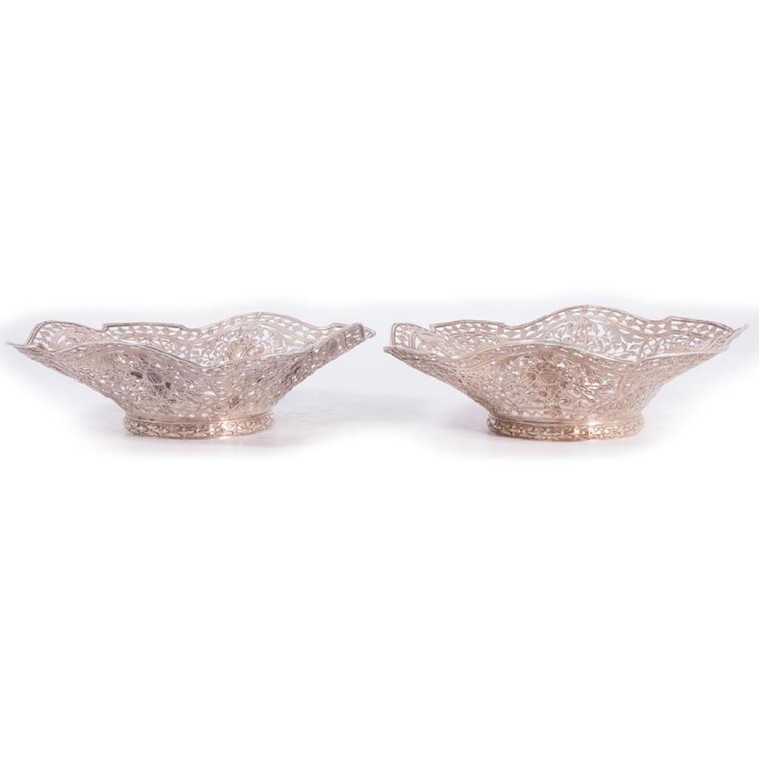 Pair of Silver Bread Baskets. (1 of 7)