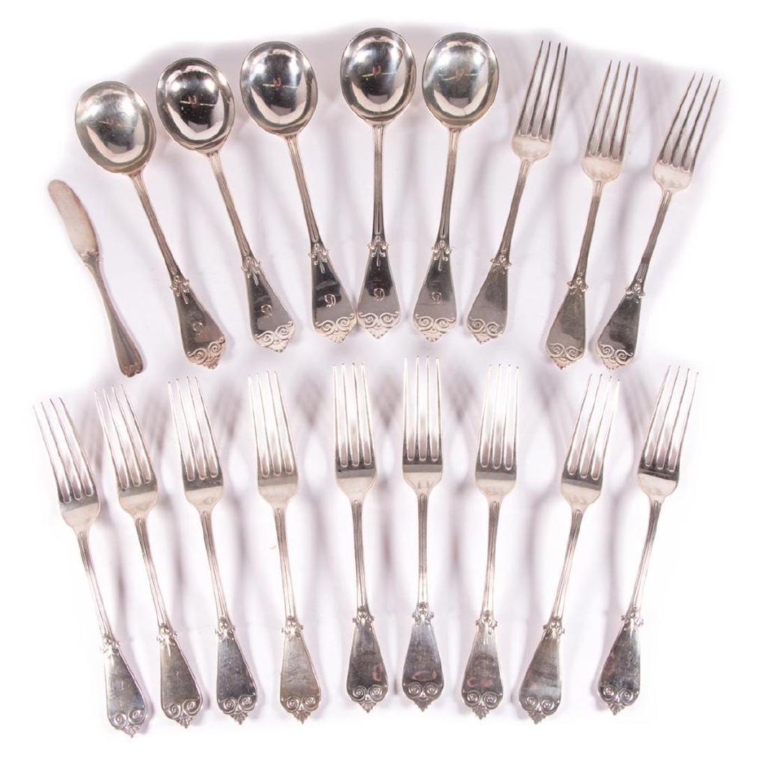Tiffany Sterling Flatware, Partial Set. (1 of 8)