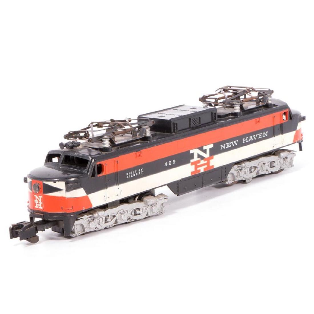 AF S 499 New Haven Electric Locomotive: AF S gauge 499 New Haven Electric Locomotive. Apron extensions shortened on one end, C6.
