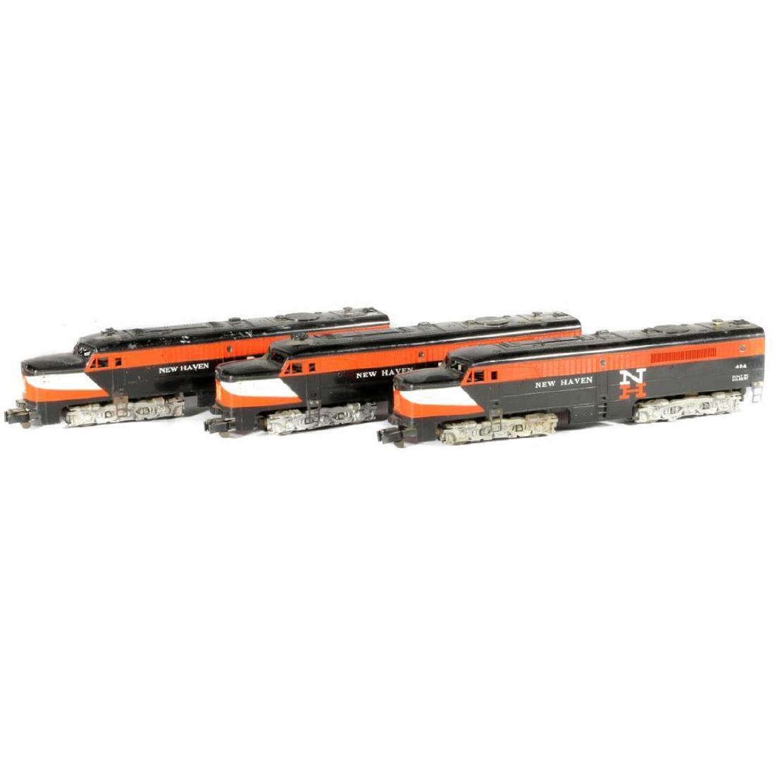 AF S 497, 494, 495 New Haven Alco PA/PB Locomotives: AF S gauge 497, 494, 495 New Haven Alco PA/PB locomotives. 494 and 495 are C6, 497 is C5.