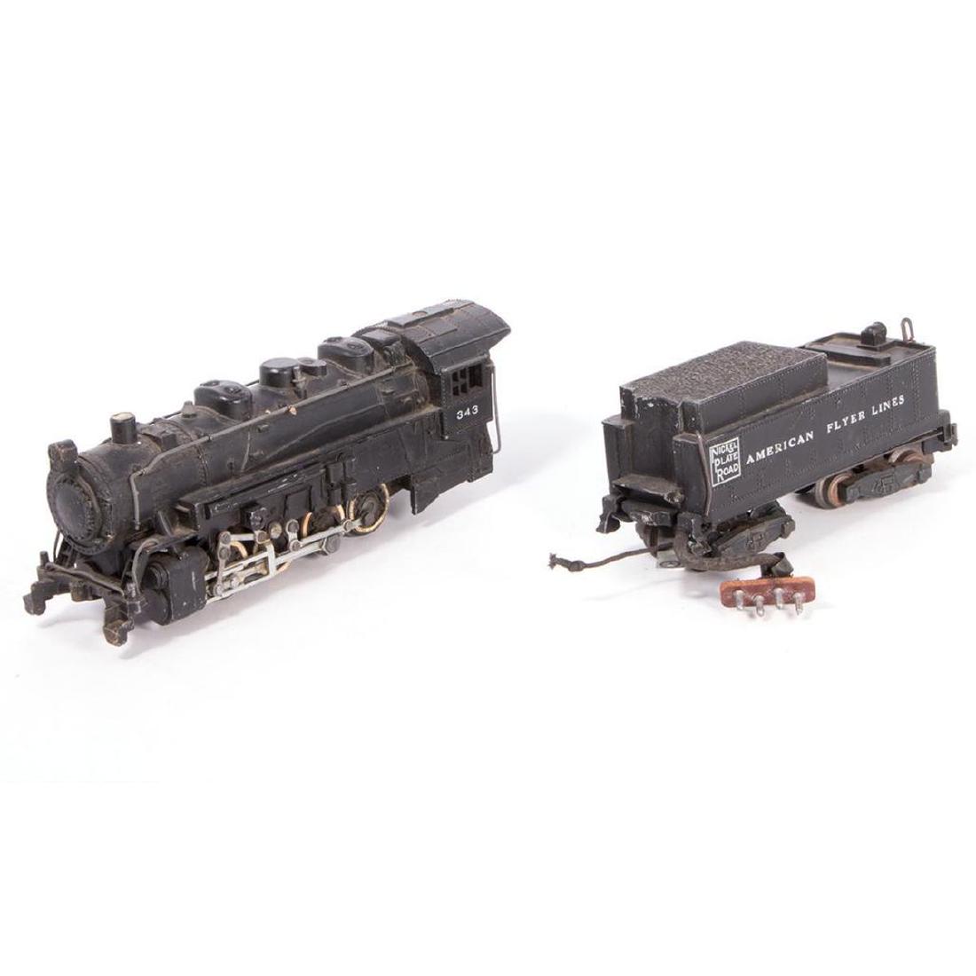 AF S 343 Nickel Plate Switcher: AF S gauge 343 Nickel Plate Switcher. Tender frame loose, C6.