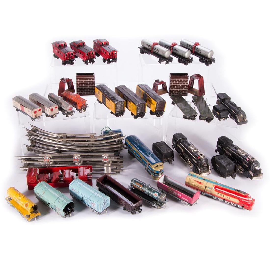 Japanese S Gauge and Tin Train Lot, 57 Pcs. (1 of 13)
