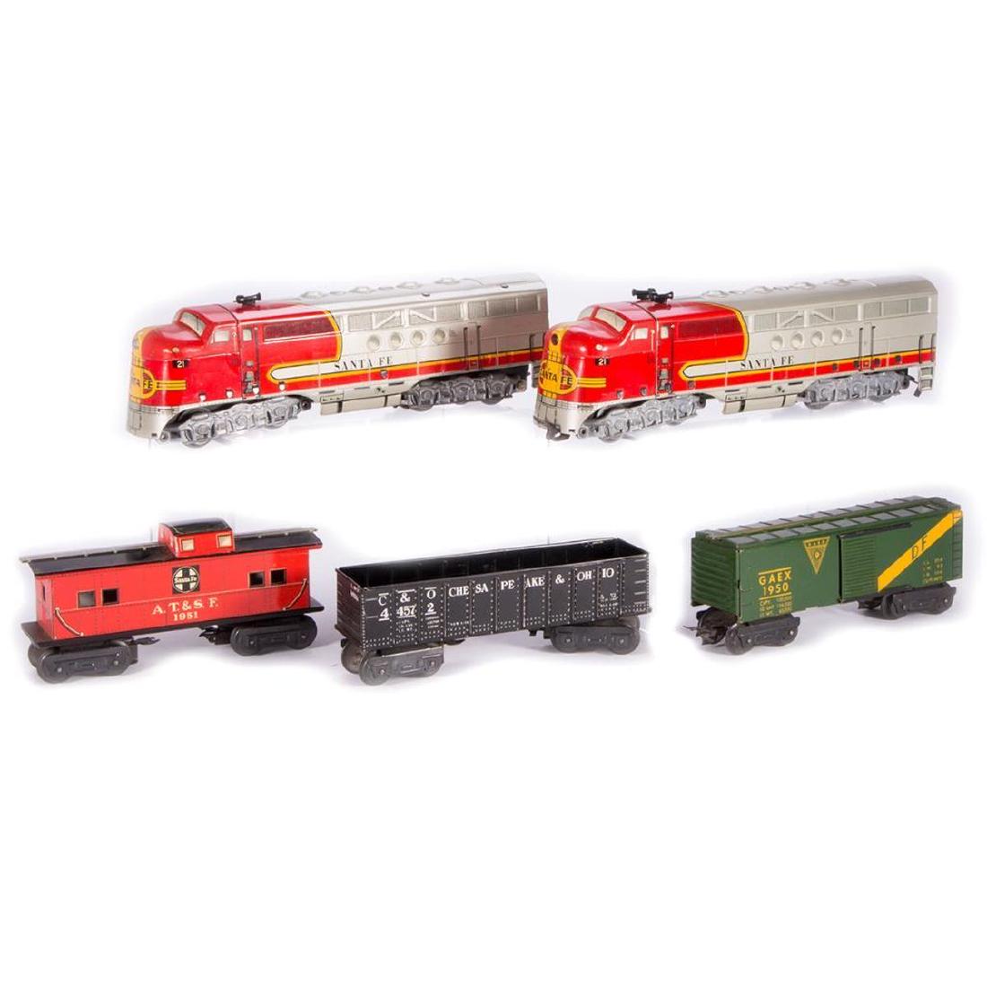 Marx O Gauge 45200 ATSF Diesel Boxed Set (1 of 7)