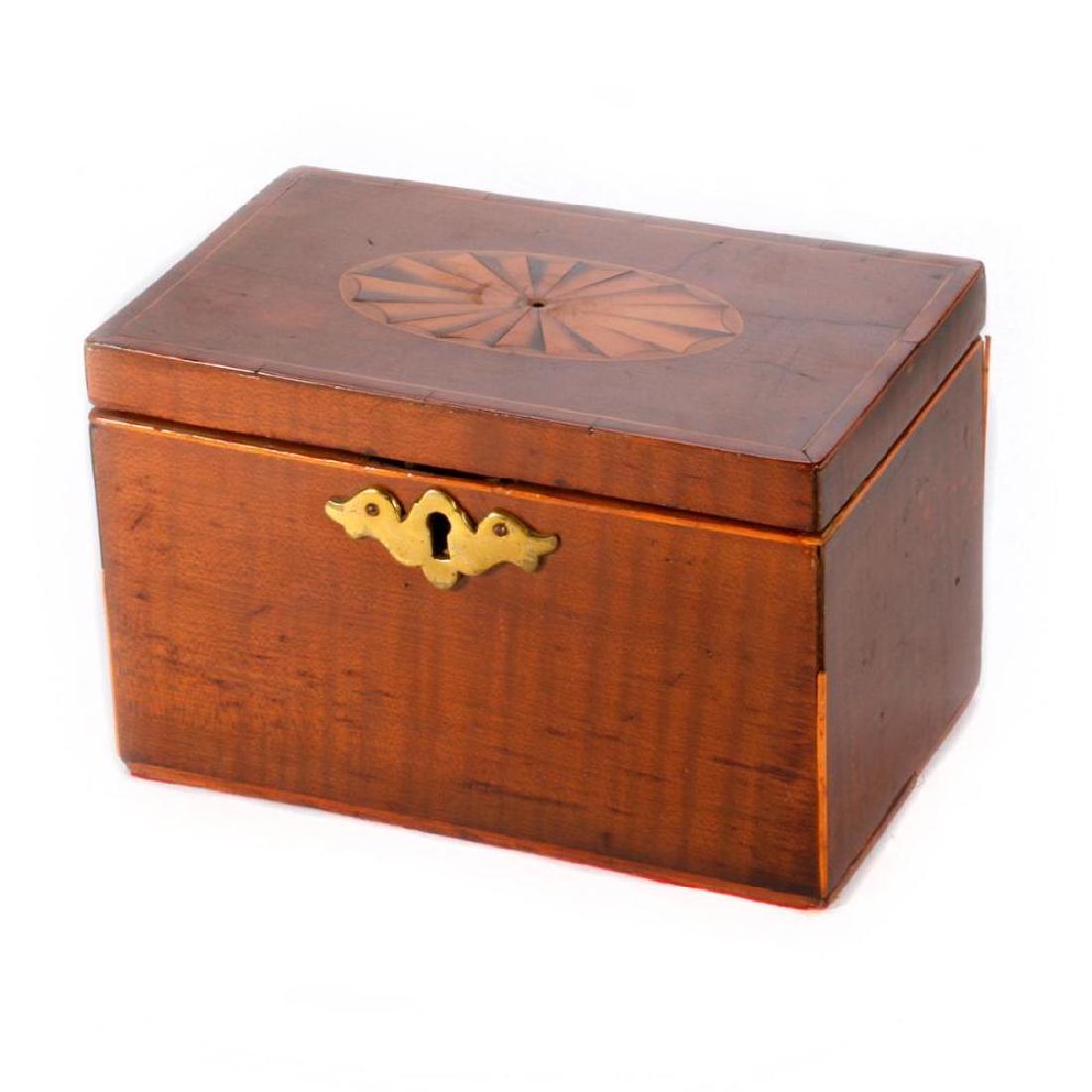 An early 19th century tea caddy. (1 of 4)