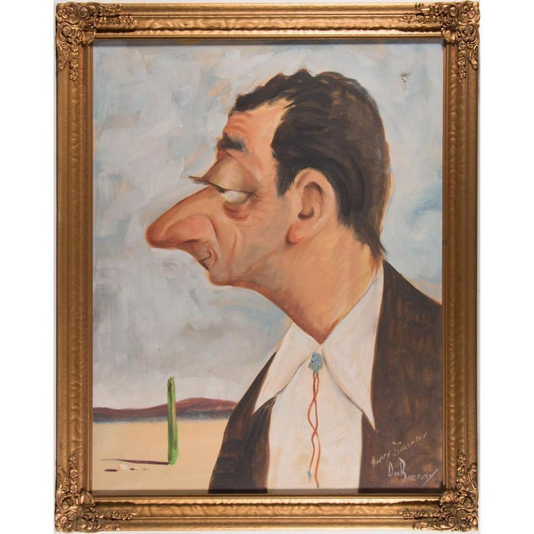 A Don Barklay caricature. (1 of 5)