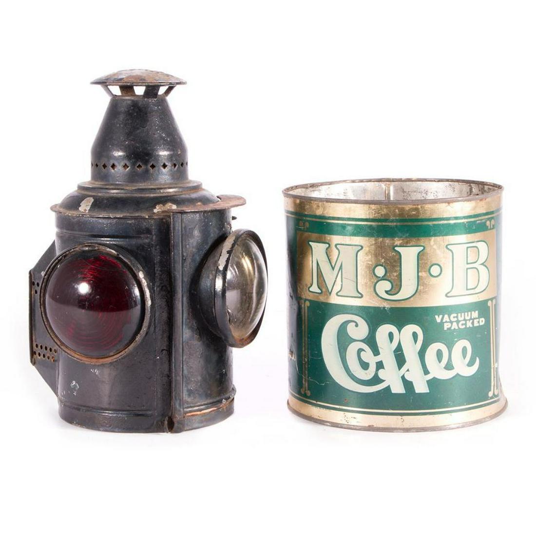 A 19th century railroad lantern. (1 of 9)