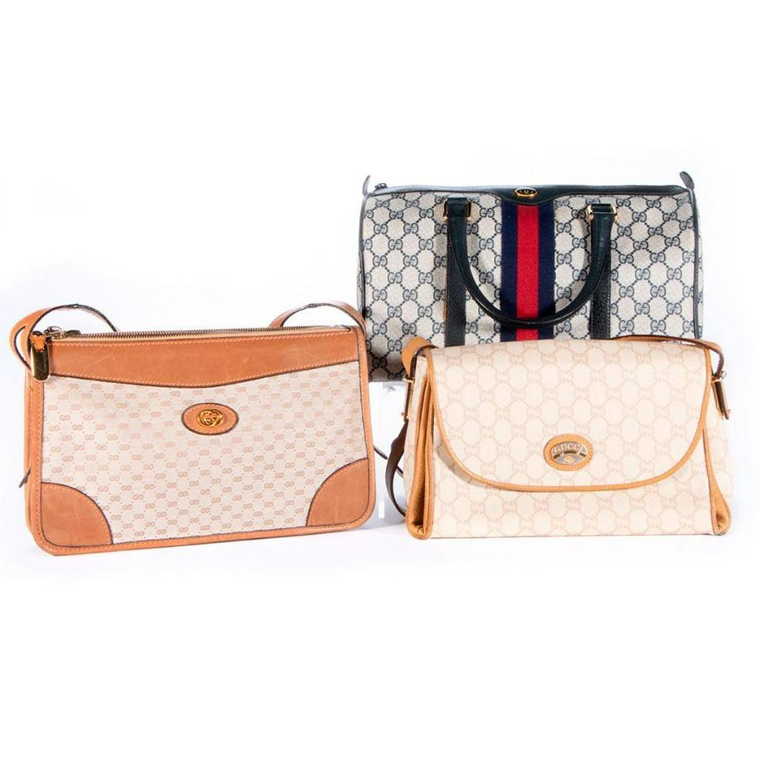 Two Gucci GG and one Gucci Plus Handbags (1 of 6)
