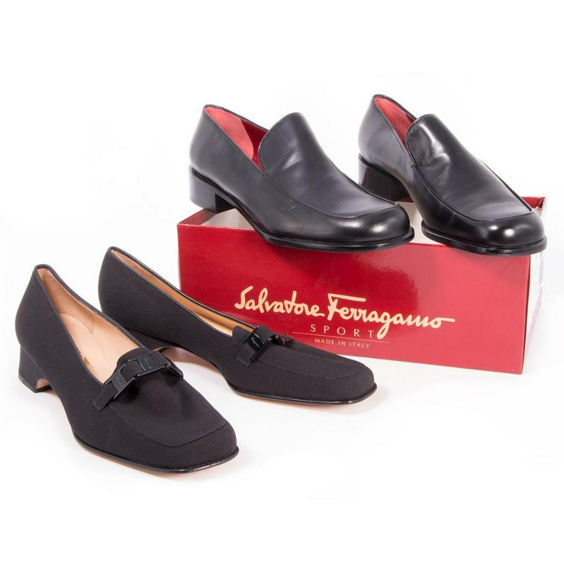 Ferragamo shoes: size 9C; new to very good condition. Items are sold as is. Please inquire about condition if not otherwise stated.