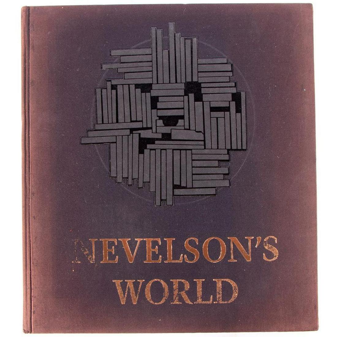 Nevelson's World.: First edition of Nevelson's World by Jean Lipman, 1983, the art of American sculptor Louise Nevelson (1899 - 1988). Items are sold as is. Please inquire about condition if not otherwise stated.
