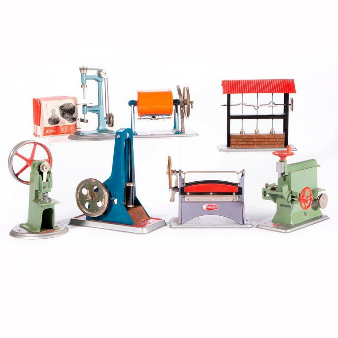 Eight toy factory machines. (1 of 9)