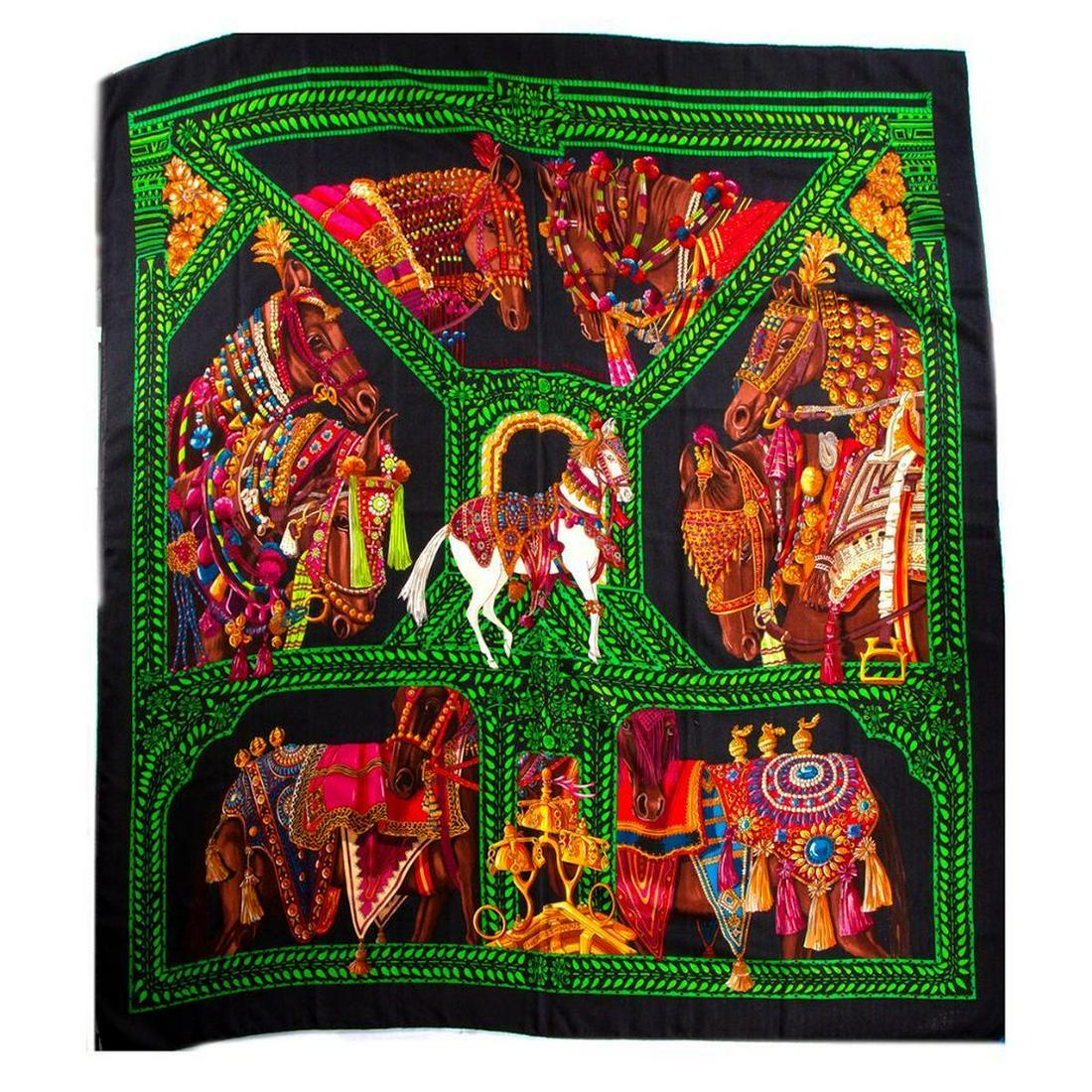 Hermes Cashmere & Silk Blend Shawl (1 of 6)