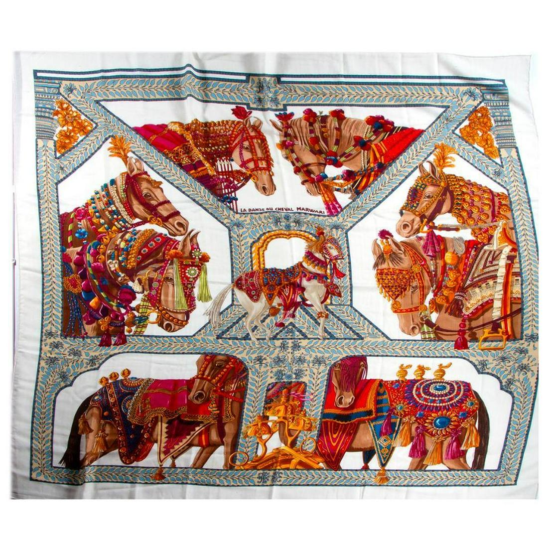 Hermes Cashmere & Silk Blend Shawl (1 of 6)