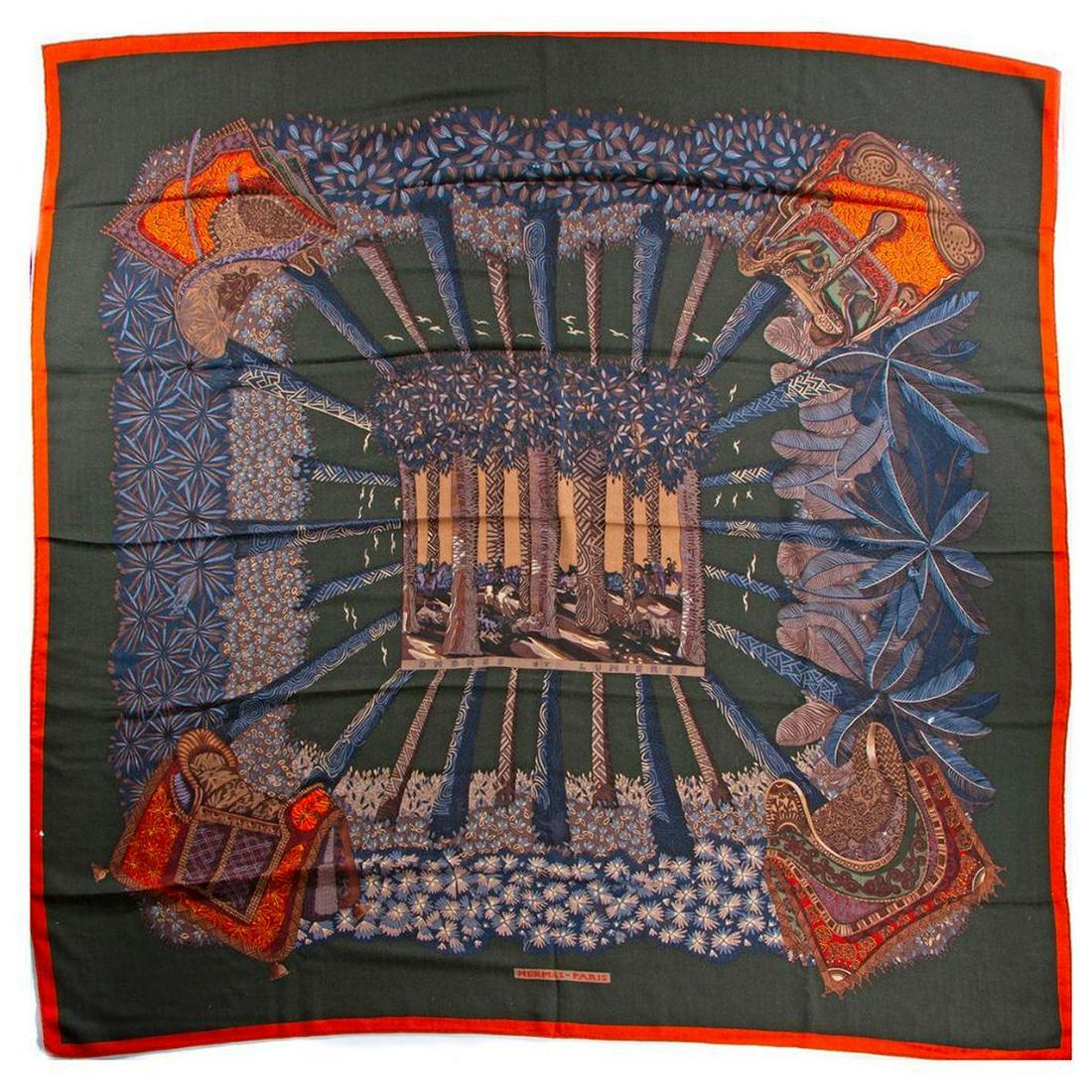 Hermes Cashmere & Silk Blend Shawl (1 of 7)