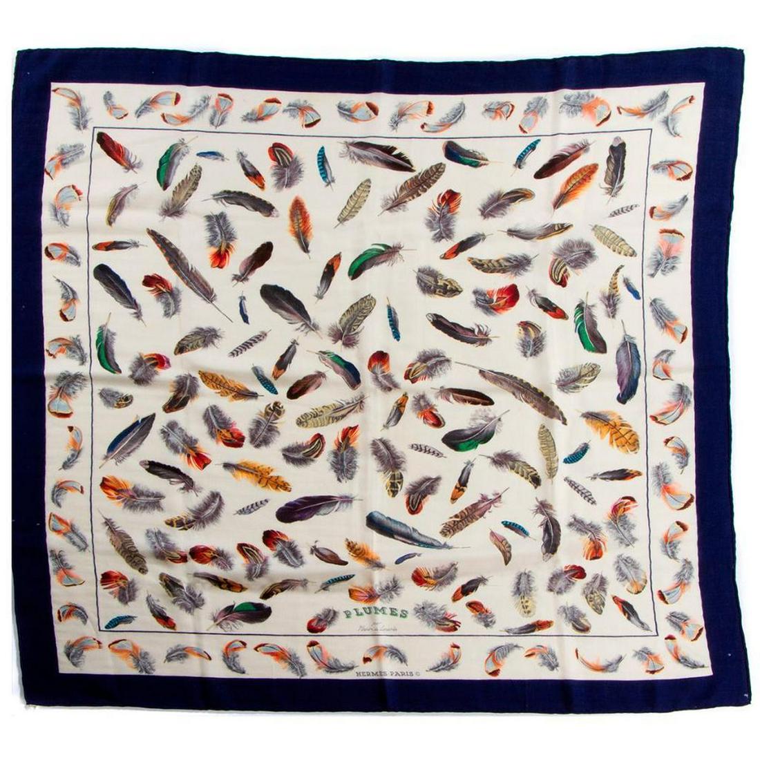 Hermes Cashmere & Silk Blend Scarf (1 of 5)