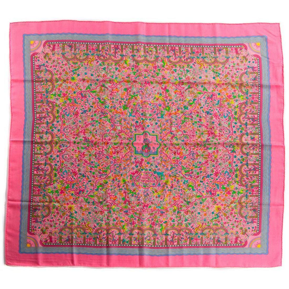 Hermes Cashmere & Silk Blend Scarf (1 of 4)