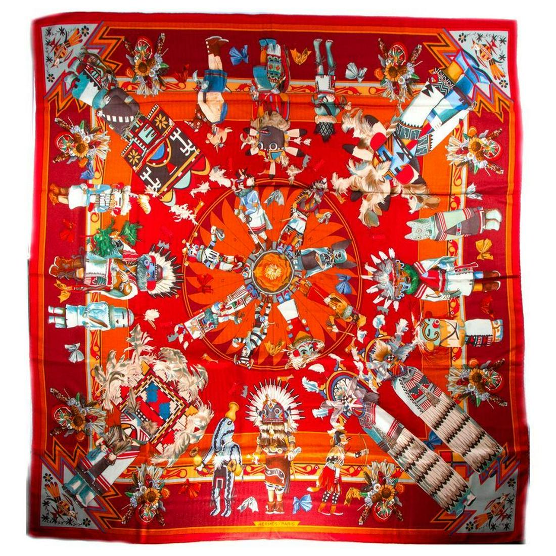 Hermes Cashmere & Silk Blend Shawl (1 of 3)