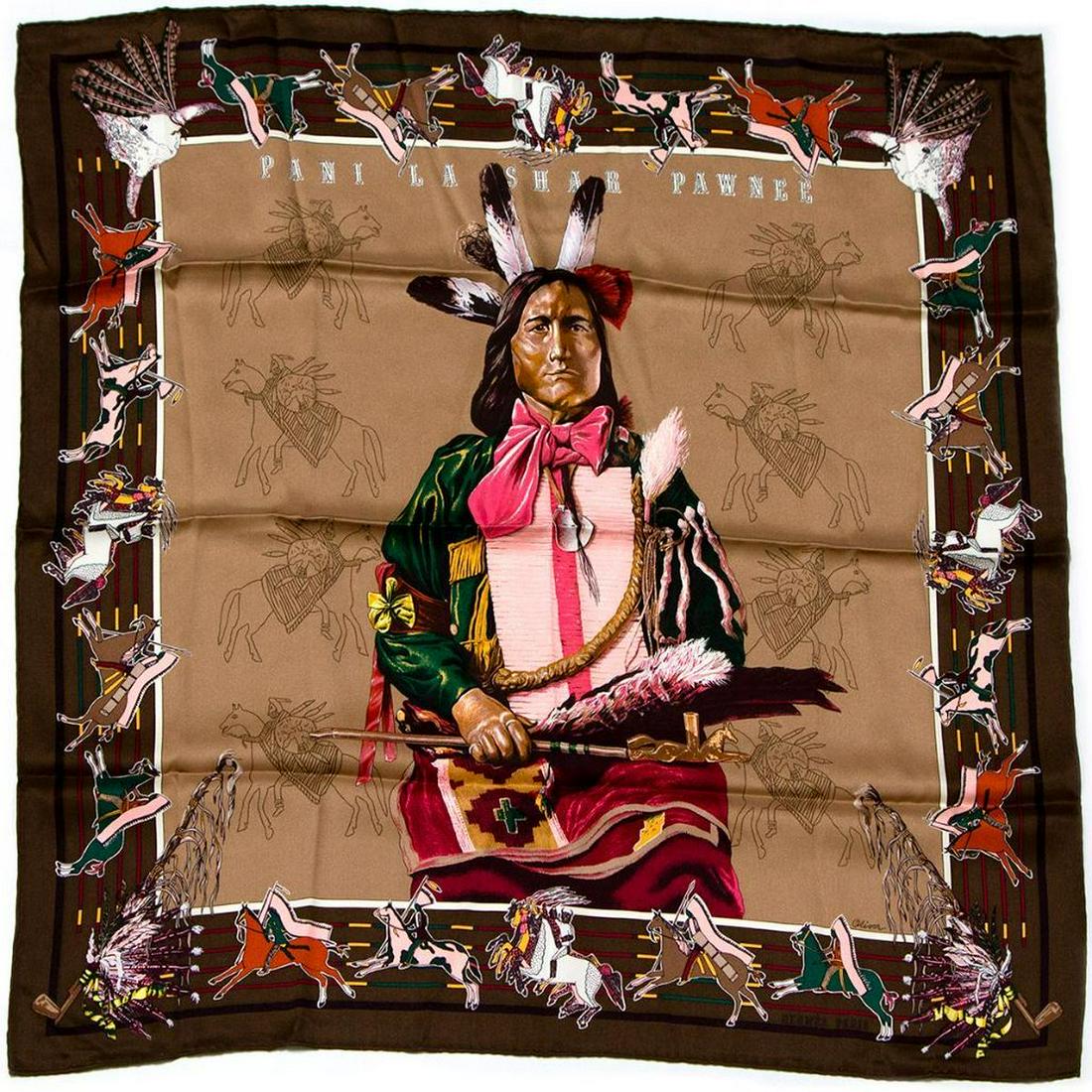 Two Hermes Silk Scarves (1 of 6)