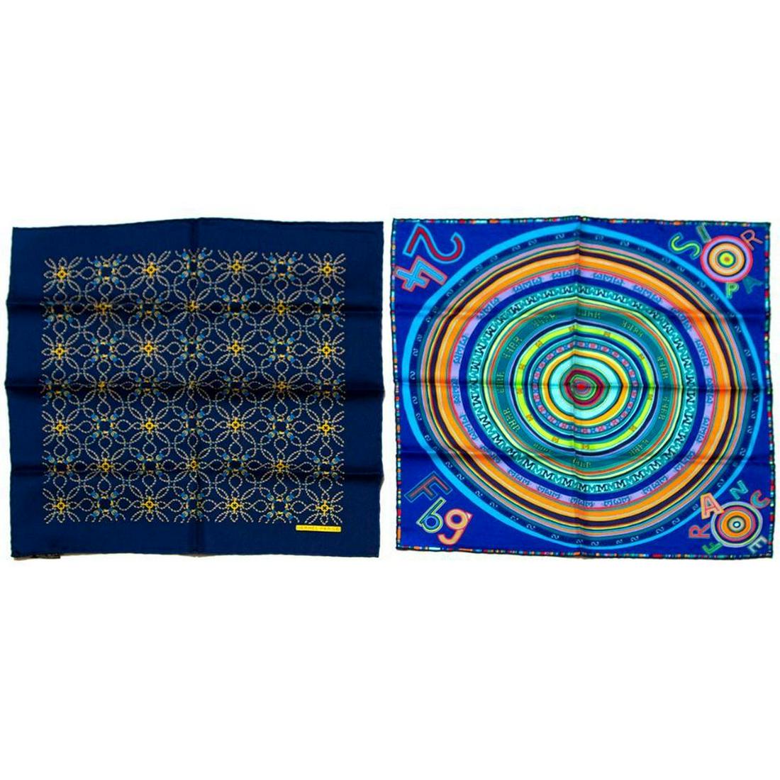 Two Hermes Pocket Squares (1 of 4)