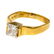 Diamond & 18k gold solitaire ring