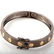 Diamond, Gold and Blackened Silver Bangle Bracelet - 2