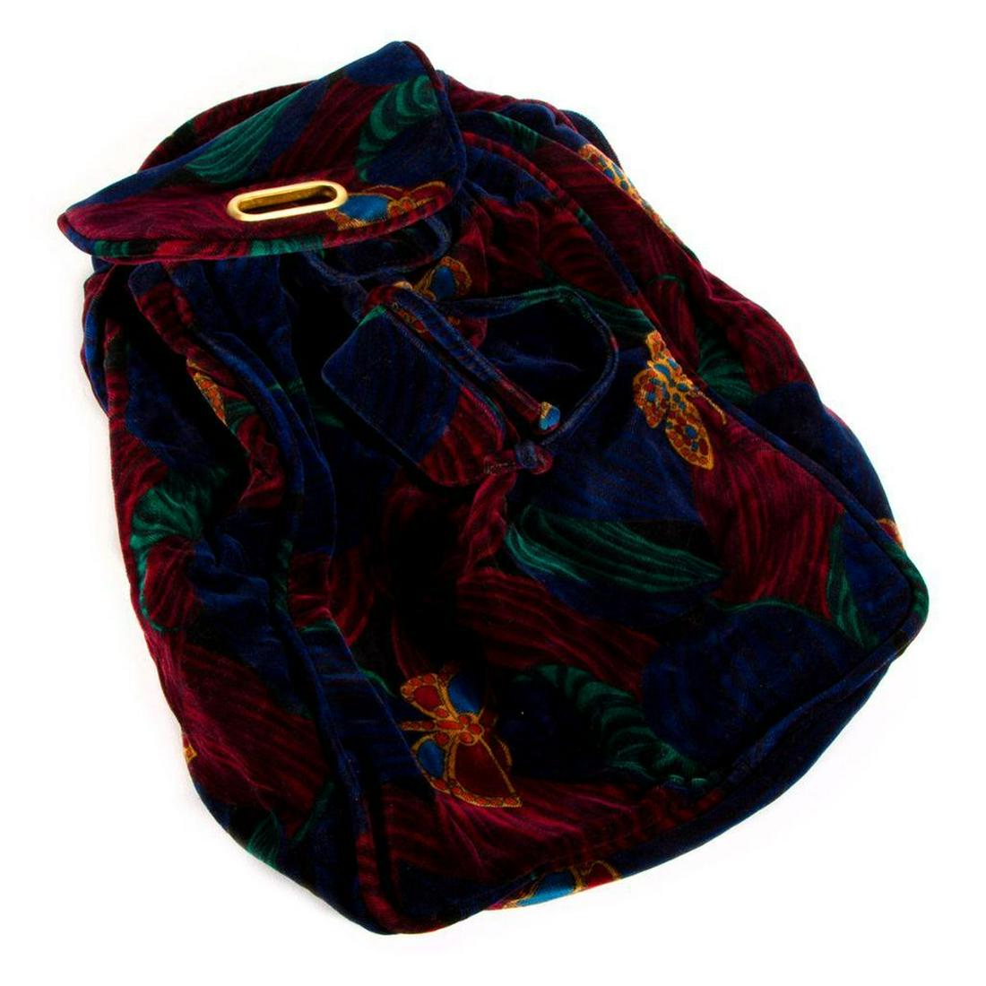 Bottega Veneta rainforest design backpack, c 1970s (1 of 6)