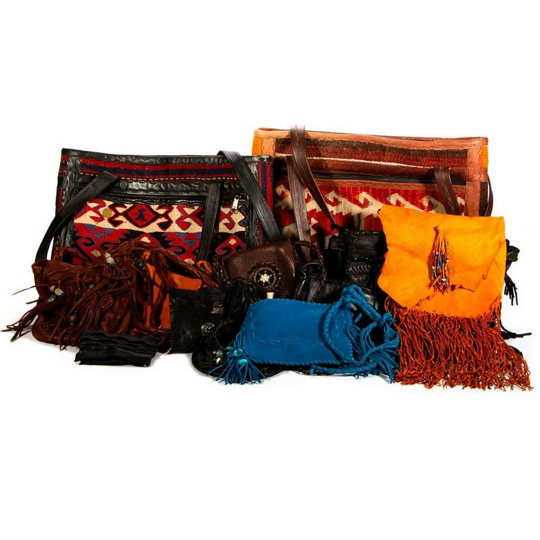 Collection of Southwest Style Leather Bags (1 of 15)