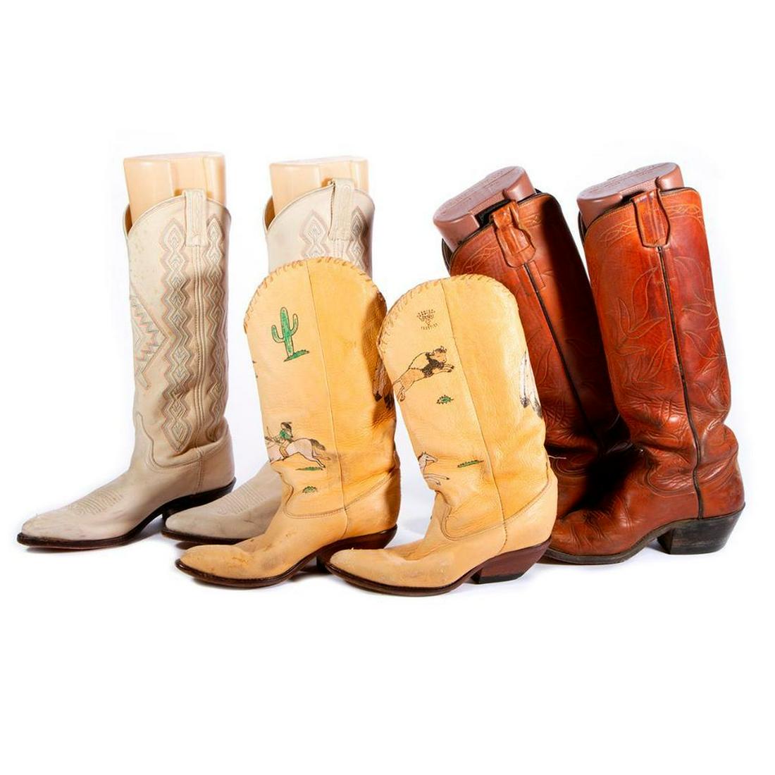 Dan Post, Olathe and Zodiac leather cowboy boots (1 of 13)